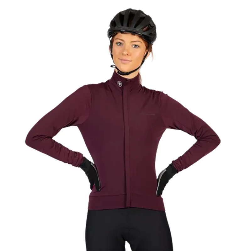 Endura Women's Xtract Roubaix L/S Jersey Aubergine-2